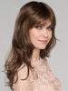 PRETTY by ELLEN WILLE in CHOCOLATE ROOTED | Medium to Dark Brown base with Light Reddish Brown highlights and Dark Roots