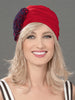 FLORA by ELLEN WILLE in WINE RED
