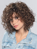 DISCO by ELLEN WILLE in CHOCOLATE ROOTED 6.830 | Medium to Dark Brown base with Light Reddish Brown Highlights and Dark Roots