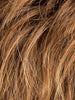 MOCCA ROOTED 830.12.20 | Medium Brown Blended with Light Auburn and Lightest Brown and Light Strawberry Blonde Blend with Shaded Roots